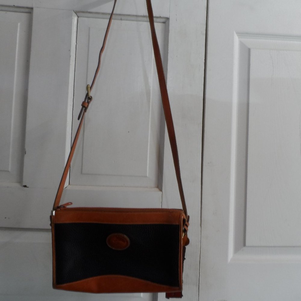 Vintage Dooney & Bourke All Weather Leather Crossbody Bag